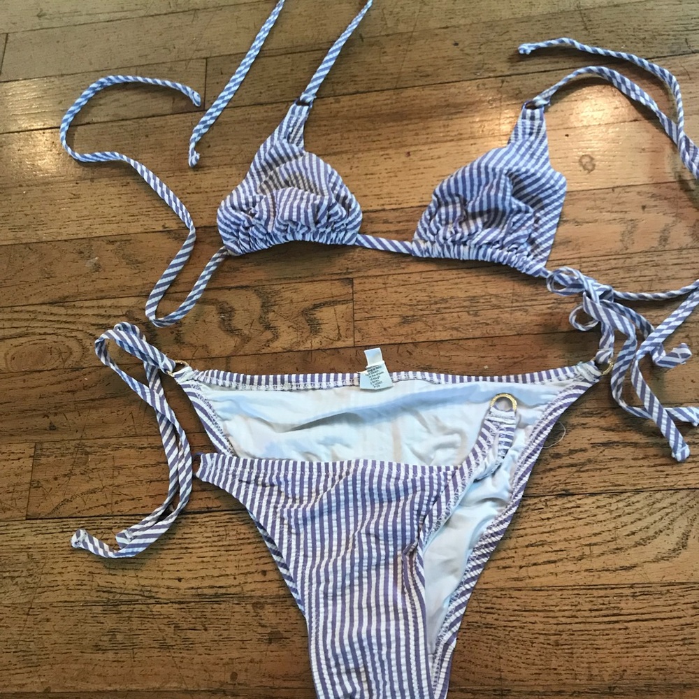 J crew seersucker bikini